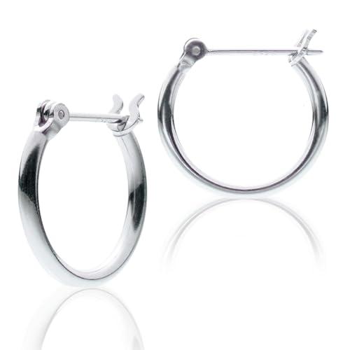 Puente] フープピアス ピアス シルバー925 メンズ レディース