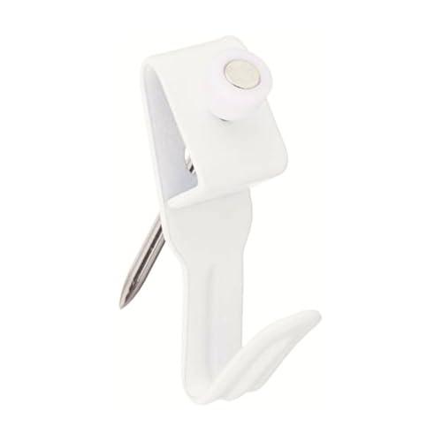 福井金属工芸 鉄 並 Xフック 細小 ホワイト 10個入 安全荷重1kg 時計 壁掛けフック 引っ掛けフック 4053SW10 | ブランド登録なし