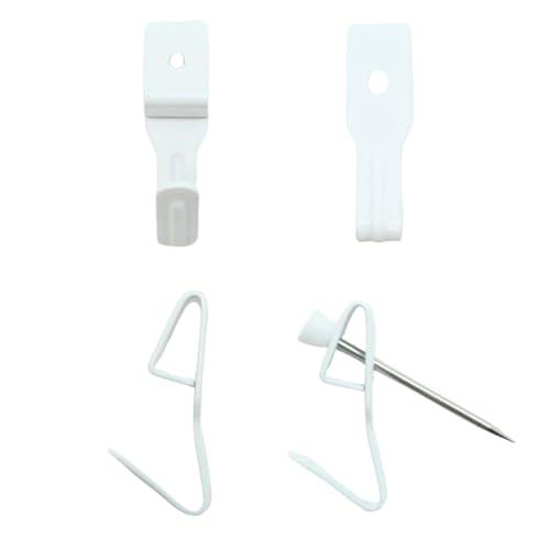 福井金属工芸 鉄 並 Xフック 細小 ホワイト 10個入 安全荷重1kg 時計 壁掛けフック 引っ掛けフック 4053SW10 | ブランド登録なし | 02