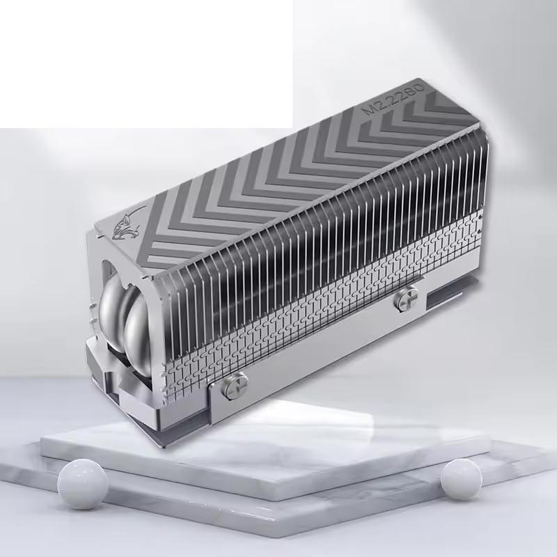 zmart COOLLEO M.2 2280 NVMe SSD ヒートシンク 2ヒートパイプ