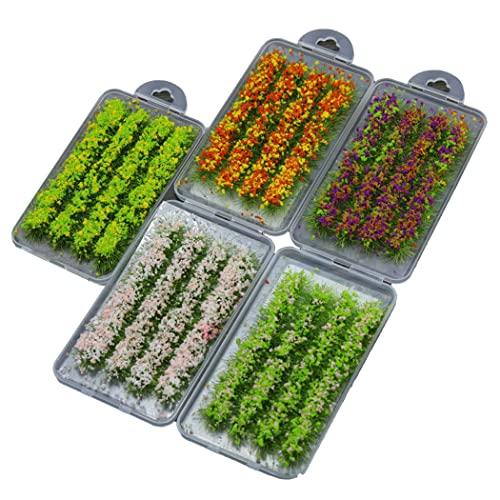 HAMILO ジオラマ用素材 草花 模型 箱庭 菊 バラ ラベンダー 桜 菜の花