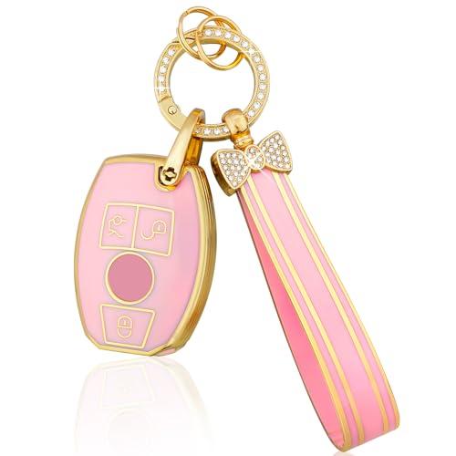 MAZERO] TPU 傷防止 ベンツ キーケース メルセデスベンツ 3ボタン 専用