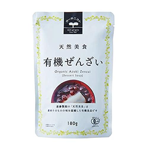 遠藤製餡 有機 ぜんざい パウチ 180g*5個