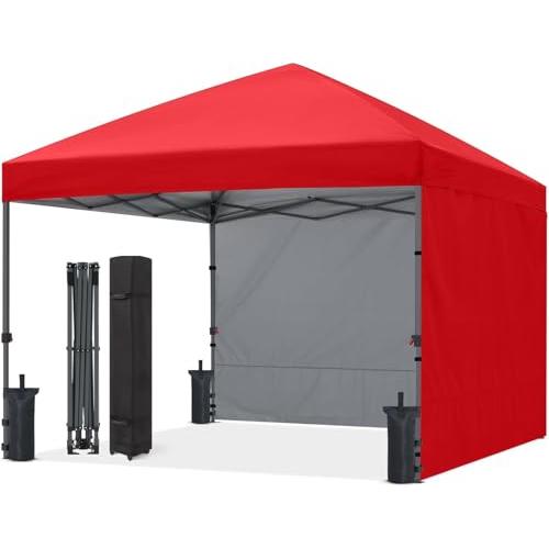 ABCCANOPY タープテント ワンタッチ サイドシート2枚付き