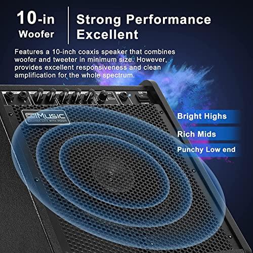 Coolmusic 100W BTパーソナルモニターアンプ電気ドラムアンプ