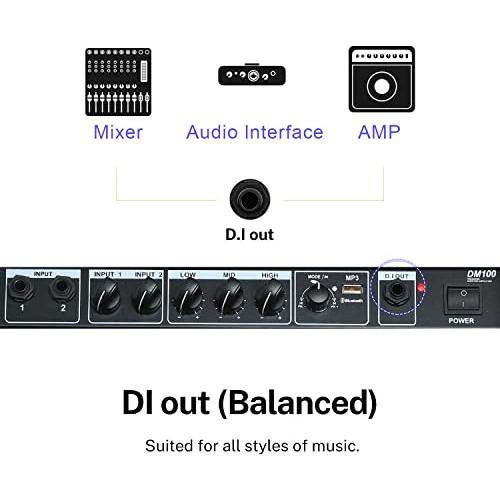 Coolmusic 100W BTパーソナルモニターアンプ電気ドラムアンプ