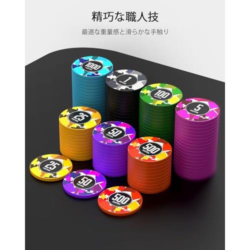 ポーカー専用チップ　トランプ　300枚セット Amazon | BestBuy ポーカーチップ ポーカーセット チップセット
