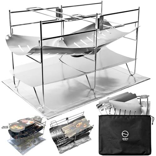 ZEN Camps 焚き火台 NT Fire Stand コンパクト 折りたたみ式 キャンプ