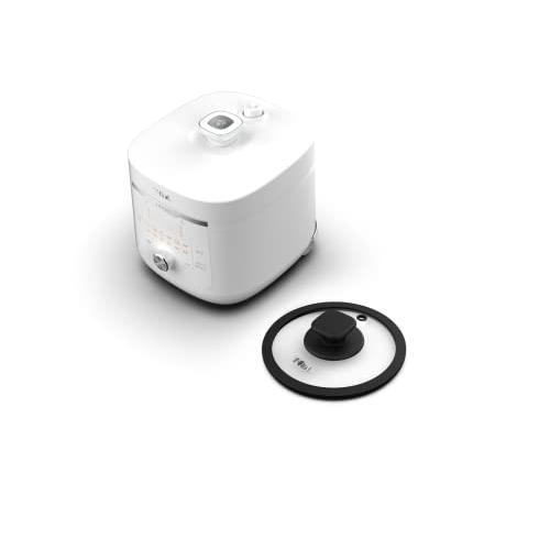 ティファール 電気圧力鍋 無水調理 4L 1台12役 ガラス蓋付属 「ラクラ