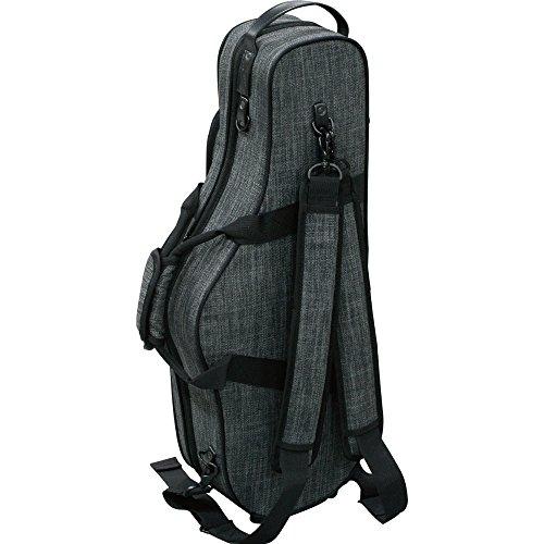 キクタニ 軽量 アルトサックスケース ツイード生地 グレイ AS-Tweed GREY_2
