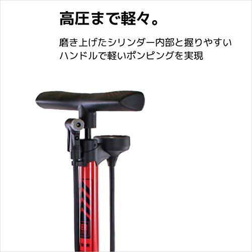 SERFAS(サーファス) 自転車 高圧空気入れ フロアポンプ エアゲージ付 仏式/米式/英式 ロードバイク MTB クロスバイク FP-200 AF-T3 | ブランド登録なし | 02