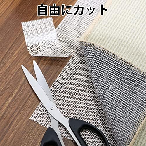 wohomuke 滑り止めシート ノンスリップマット すべりどめシート 洗える 床、テーブル、車用 転倒防止 地震対策 通気性 丈夫 家庭/業務/車に(ホワイト,40*120cm) | ブランド登録なし | 06