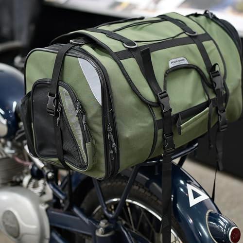 コミネ(KOMINE) バイク用 ジャーニーシートバッグ 大容量 Black Free SA-241_3