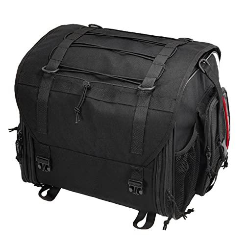 コミネ(KOMINE) バイク用 ジャーニーシートバッグ 大容量 Black Free SA-241_5