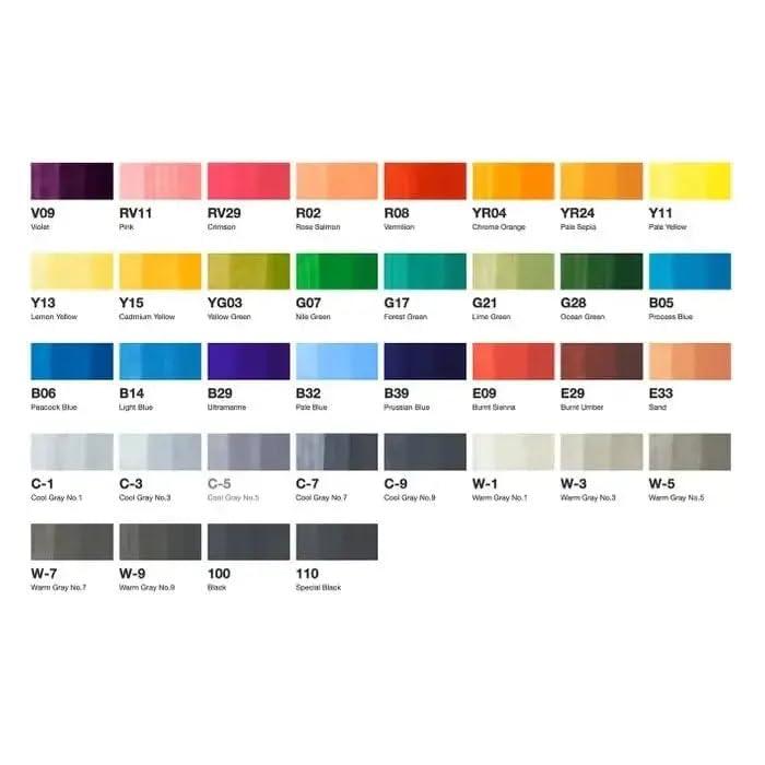 コピック(COPIC) Tooクラシック 36色セット : 4Speed Online Yahoo!店