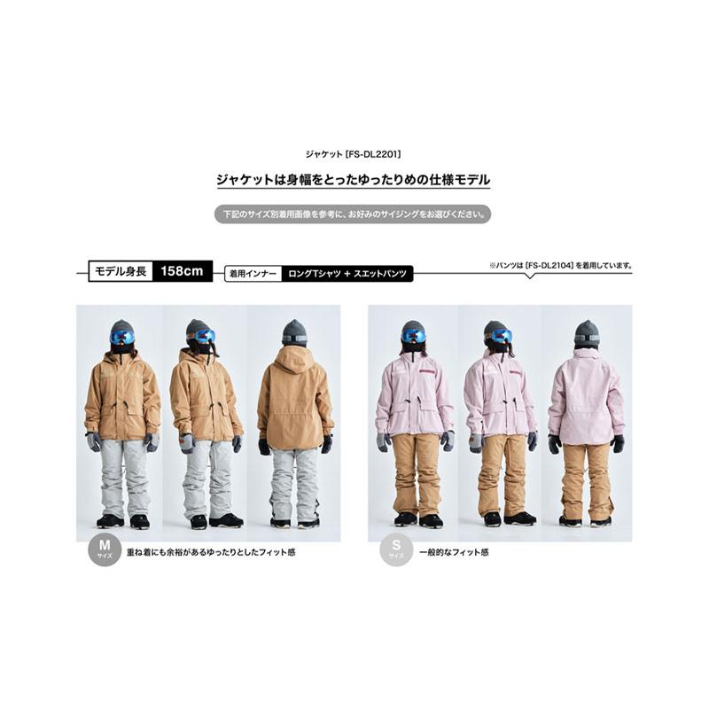43DEGREES スノーボード ウェア ユニセックス ジャケット Military