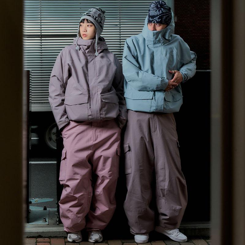 スノーボードウェア 上下セット A メンズ レディース 2点 ジャケット パンツ 大きいサイズ スキーウェア スキー スノボ 雪 DLITE 43DEGREES 爆買の画像