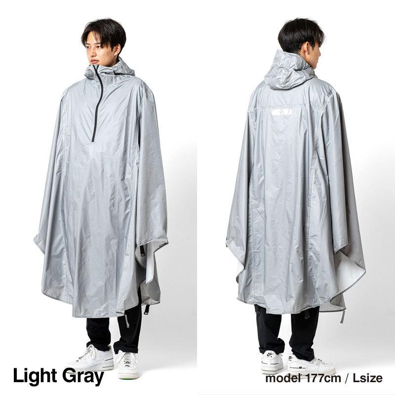 レインポンチョ レインコート レインウェア ロング 雨具 カッパ メンズ