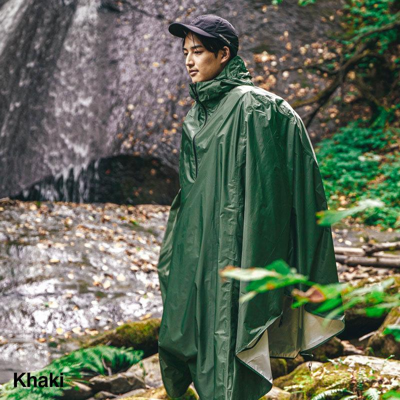 レインポンチョ レインコート レインウェア ロング 雨具 カッパ メンズ