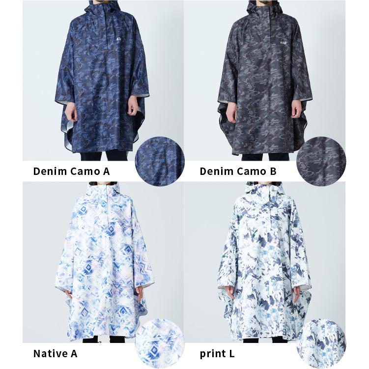 レインポンチョ レインコート レインウェア フェス ロング 雨具 カッパ メンズ レディース アウトドア キャンプ おしゃれ 43DEGREES | 43DEGREES | 33