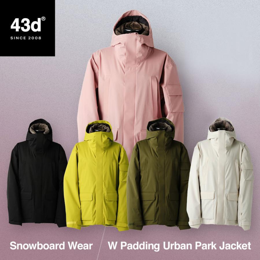 43DEGREES レディース スノーボードウェア ジャケット 2021-2022モデル W Padding Urban Park Jacket スキーウェア スノボウェア スノーボード｜4ss