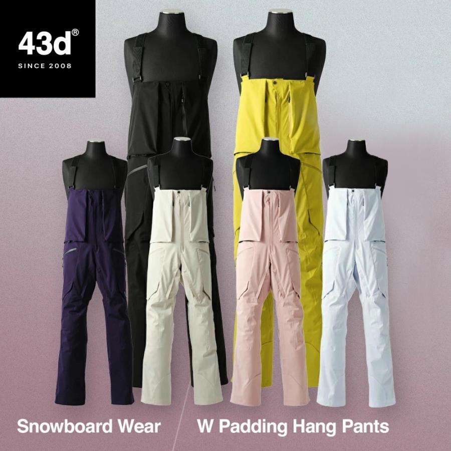 43DEGREES レディース スノーボードウェア ビブパンツ 2021-2022 43DEGREES レディース スノーボードウェア ビブパンツ 2021-2022