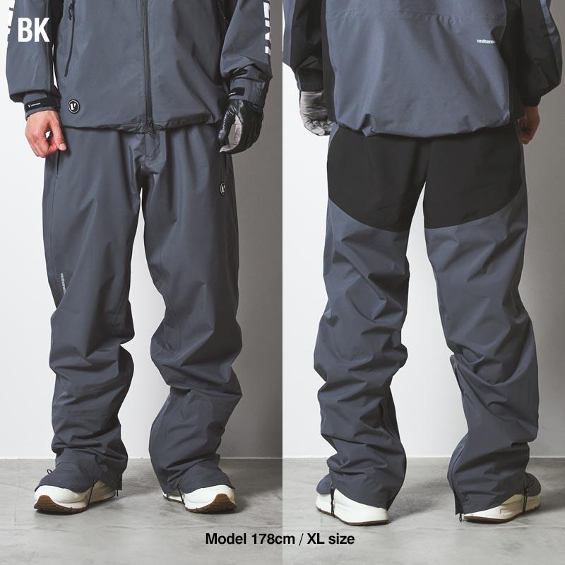 unitement メンズ レインウェア L ホワイト/ブラック unitement ゴルフウェア メンズ ゴルフ ウェア レインウェア