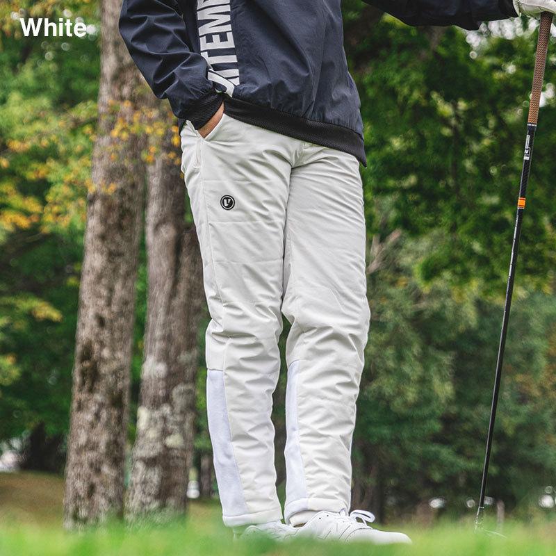 ゴルフウェア メンズ パンツ 防寒 防風 撥水 中綿入り