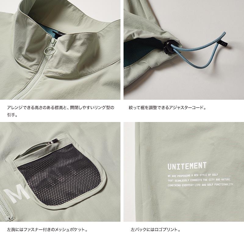 unitement ゴルフウェア メンズ 半袖 ゴルフ シャツ 夏