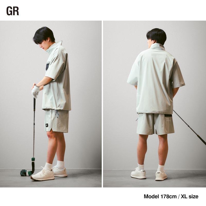 UNITEMENT ゴルフ用セットアップ　ストレッチ 春夏 メンズL UNITEMENT ゴルフ用セットアップ ストレッチ 春夏 メンズL