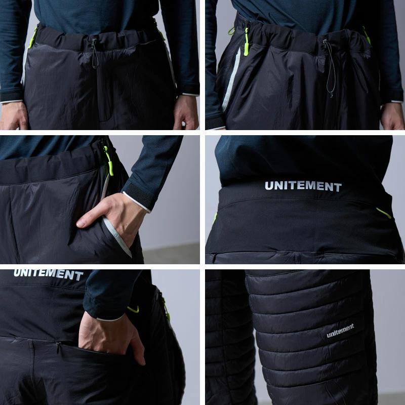 M・U SPORTS 新品 ゴルフパンツ 蓄熱裏地付、防寒パンツ 定価33000 unitement ゴルフウェア 七分丈 オーバーパンツ インサレーション