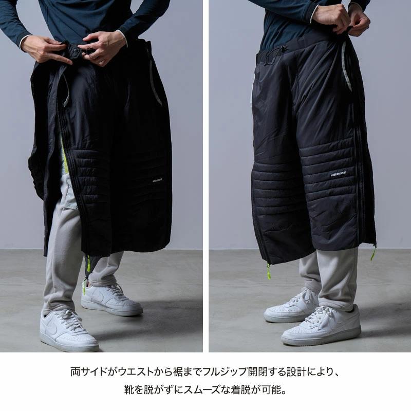 unitement ゴルフウェア 七分丈 オーバーパンツ インサレーション