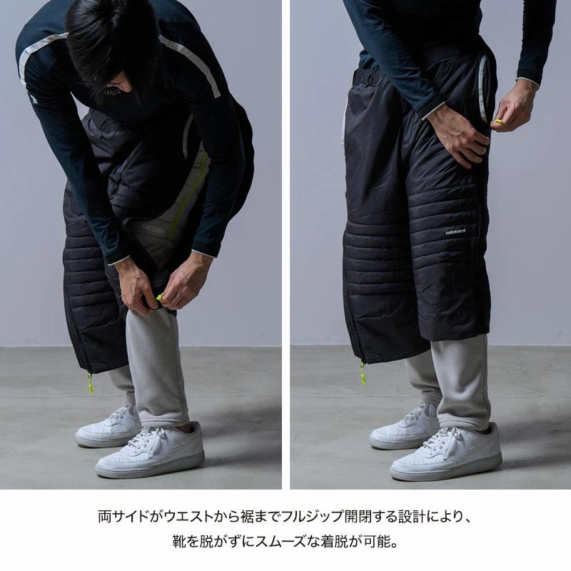 unitement ゴルフウェア 七分丈 オーバーパンツ インサレーション