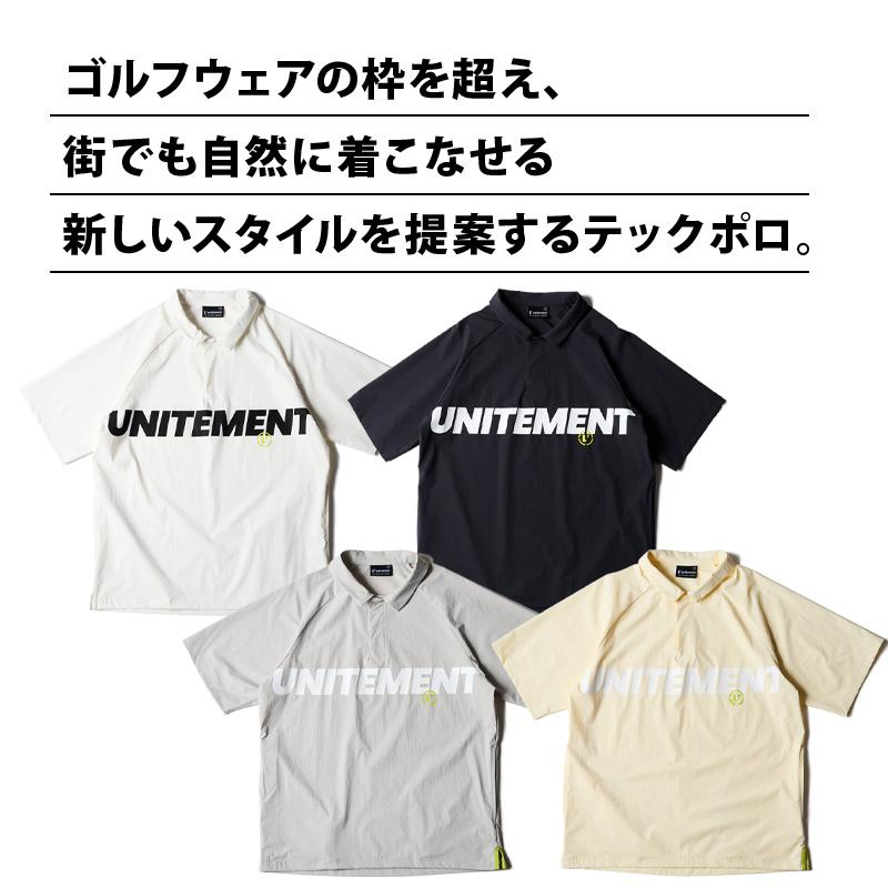 unitement 【最新作】ゴルフウェア メンズ ゴルフ ポロシャツ 半袖