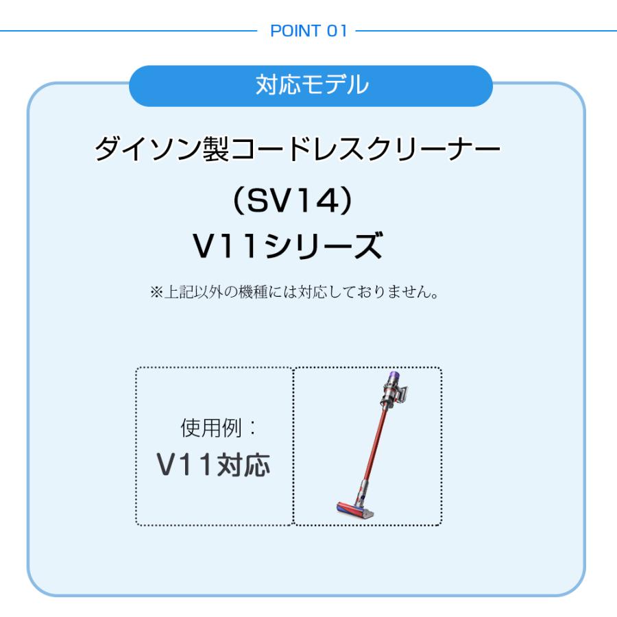 ダイソン掃除機フィルター V11 シリーズ 2個セット プレフィルターフィルター 交換フィルター フィルタ 互換フィルター 部品 高品質HEPAフィルタ｜4tune｜03