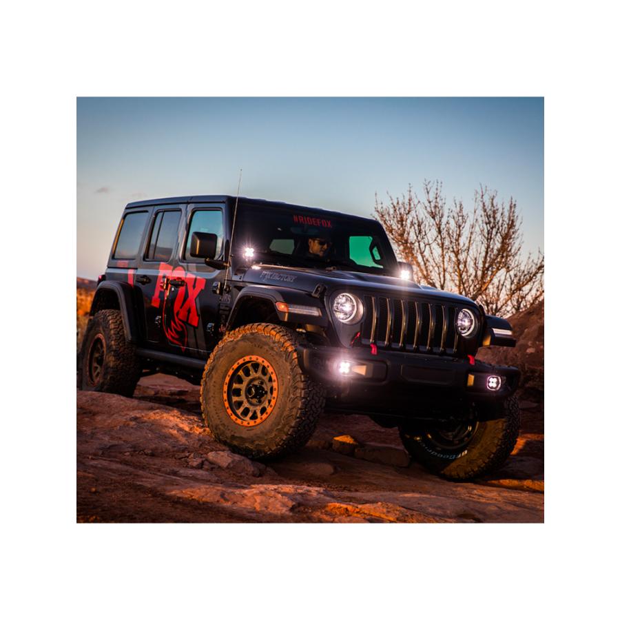 FOX 2.0 TS STABILIZER Jeep ラングラーJL/JT右ハンドル用 ステアリングダンバー スタビライザー yhfoxsteerdanJLR4X4CRAZE