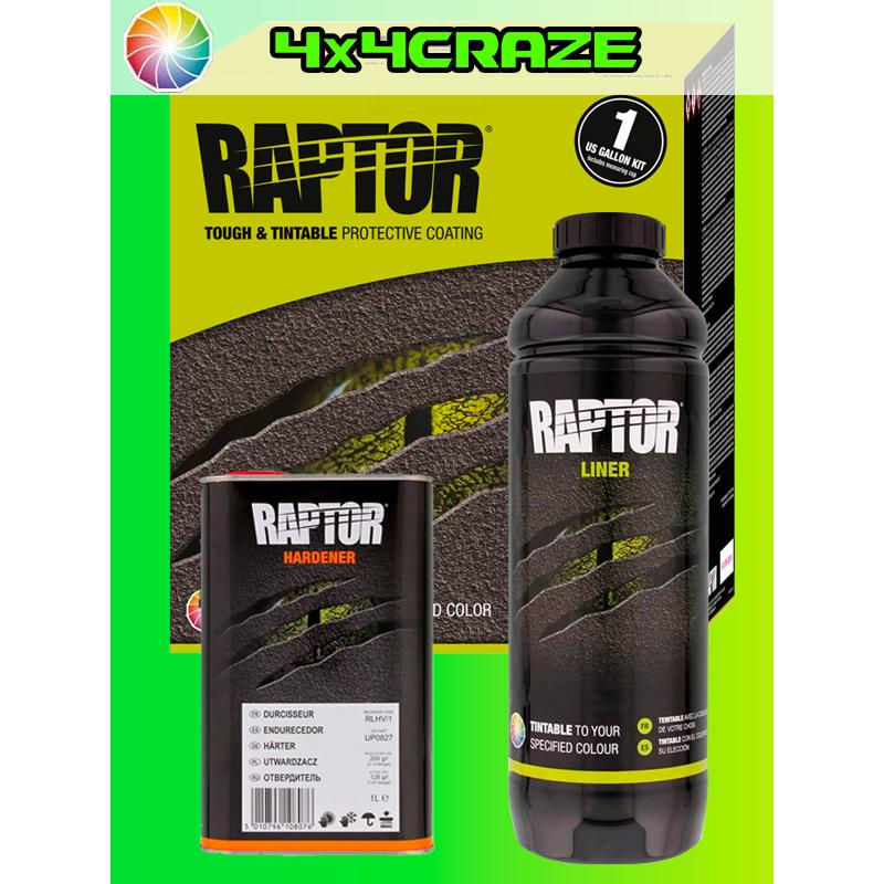 U-POL製RAPTOR LINER ブラック1L 2セット
