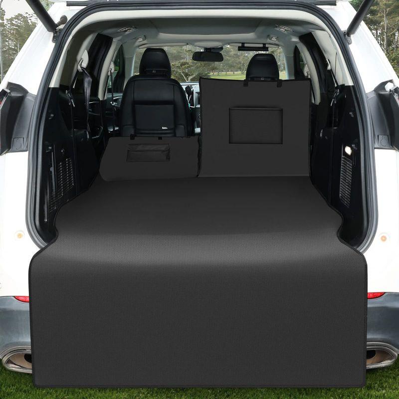 KYG トランクシート 汎用品 大きいサイズ 5:5セパレート式 トランクマット カー用品 防水 汚れに強い 取り付け簡単 折り畳み式 中大