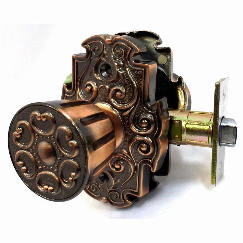 川口技研 宮殿ロック 宮殿空錠 バックセット 65mm ブロンズ