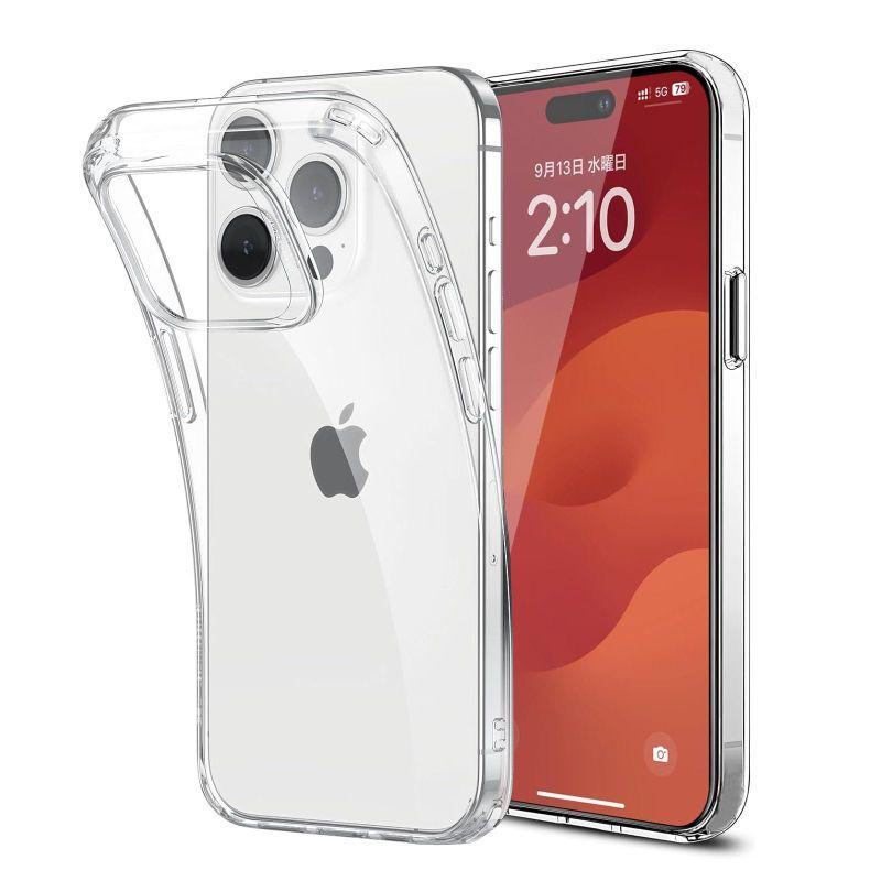 対応iPhone 15 Pro Max 用のケース 対応iPhone 15 Pro Max 用のカバー クリア ソフト シリコンケース 薄型