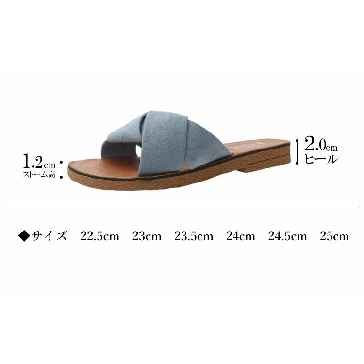 クーポン利用で1足最安827円 サンダル ぺたんこサンダル レディース クロスストラップサンダル サンダル レディース 歩きやすい ビーチサンダル おしゃれ 爆買 |  | 18
