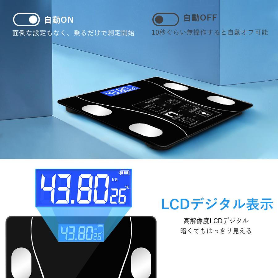 期間限定特価品 体重計 体脂肪計 体組成計 スマホ連動 15項健康指標測定 Bluetooth接続 Ios Androidアプリ対応 高精度 体脂肪率 基礎代謝量 Wantannas Go Id