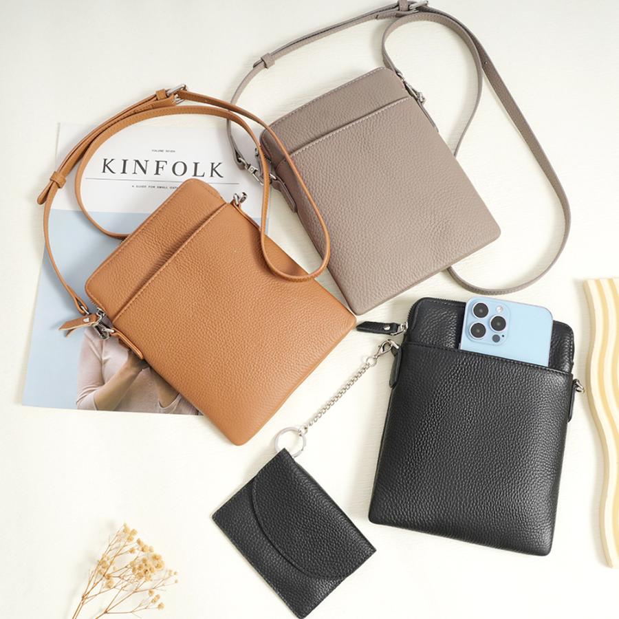 ショルダーバッグ レディース 斜めがけ 大人 バッグ 本革 ソフト