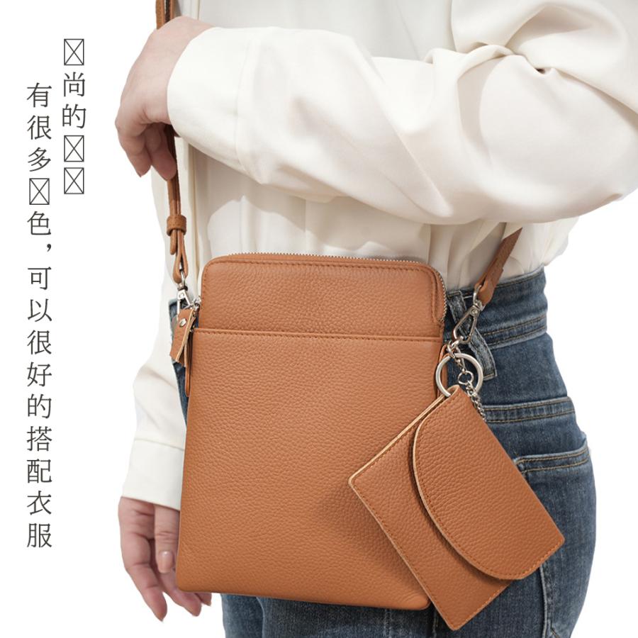 ショルダーバッグ レディース 斜めがけ 大人 バッグ 本革 ソフト