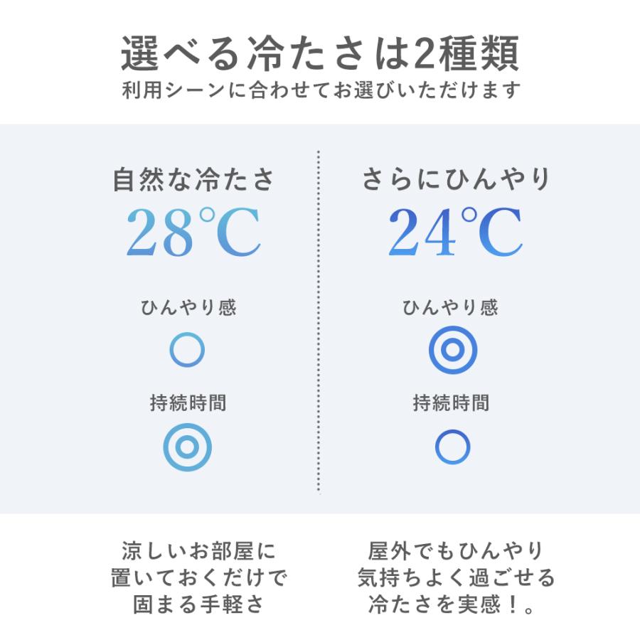 2024最新型 クールリング ネックバンド アイスバンド アイスネックバンド ひんやりリング 28度 抗菌防臭加工 大人 男女兼用 熱中症対策 冷感グッズ おしゃれ｜5000ceureka｜05