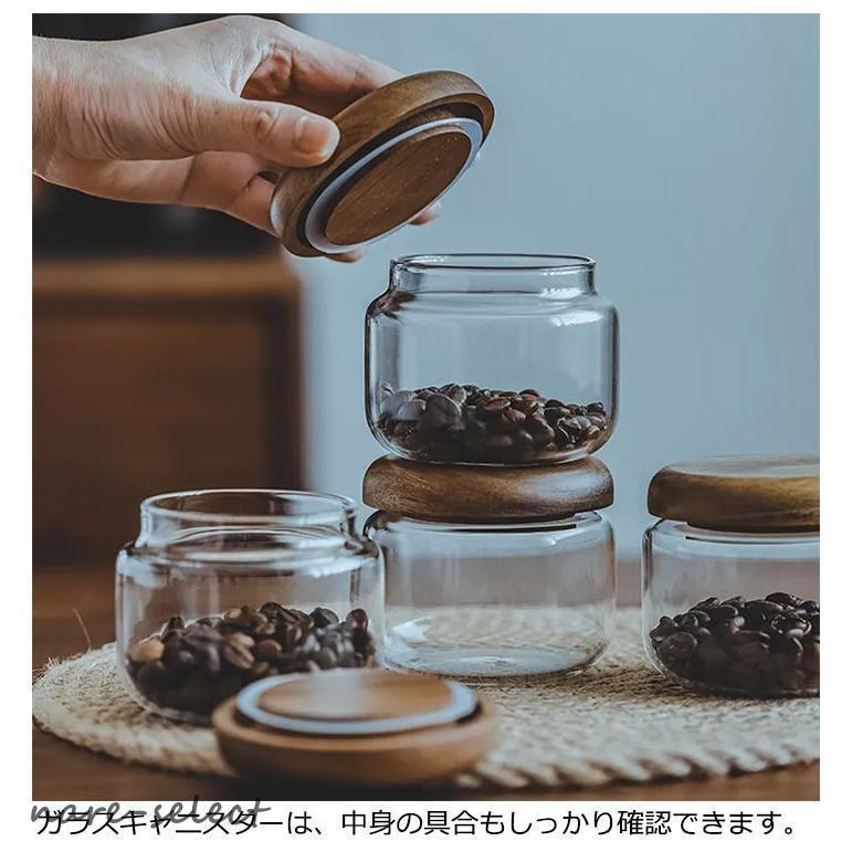 キャニスター ガラス 密封ビン 密閉 300ml Sサイズ ガラスキャニスター