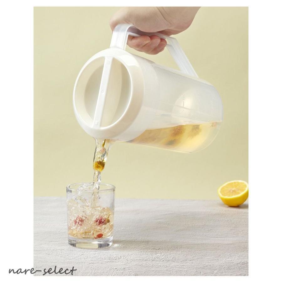2本セット 麦茶ポット 冷水筒 クリア 2000ml 2500ml 3000ml 4000ml