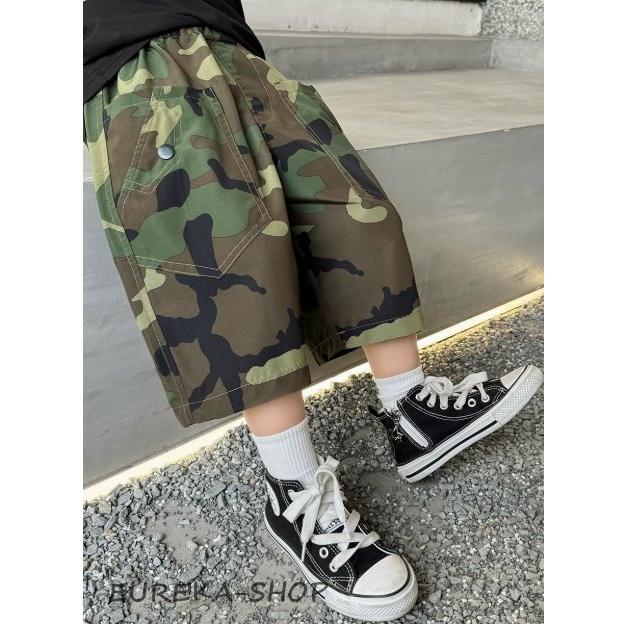 ハーフパンツ キッズ 子供服 男の子 ショートパンツ 短パン 夏服 迷彩