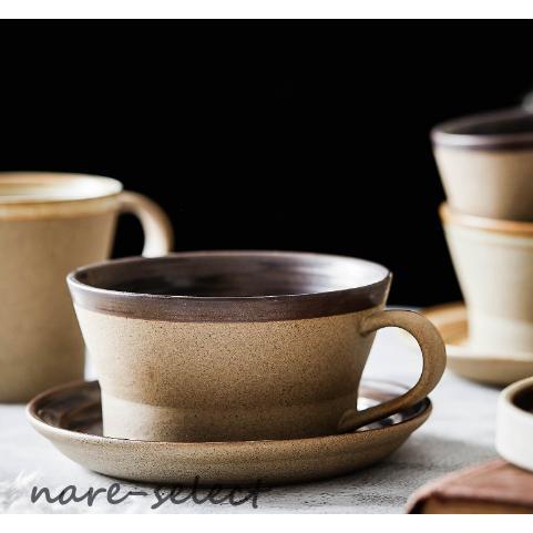 コーヒーカップ カップ、ソーサーセット 2色 両用ソーサー 来客用
