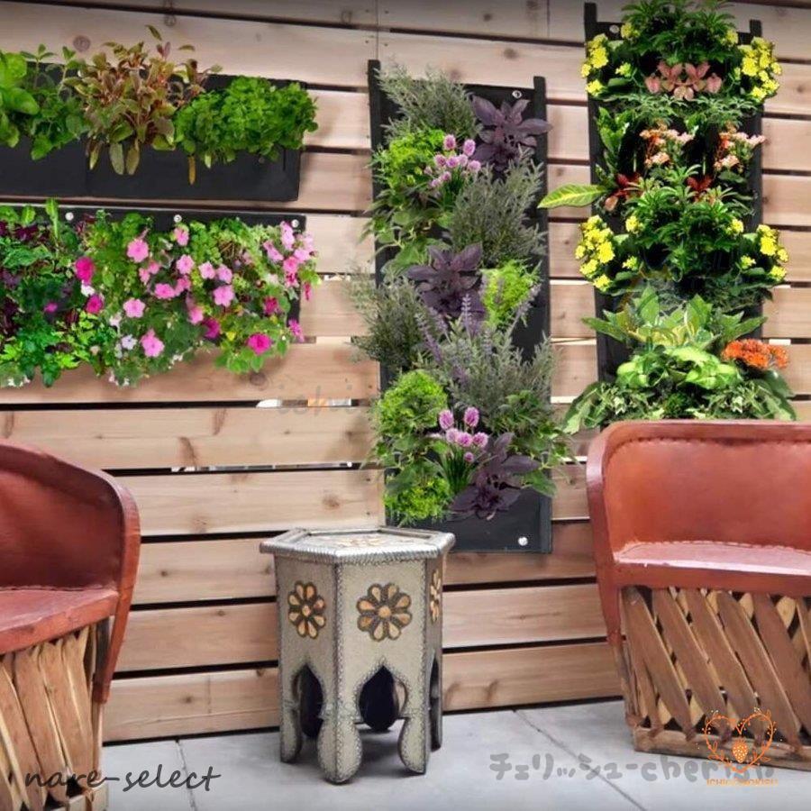 ガーデニング プランター 縦型 壁掛け 植木鉢 7ポケット : EUREKA